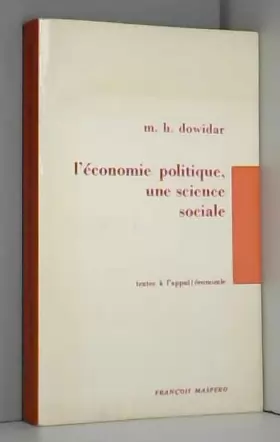 Couverture du produit · Broché - L économie politique, une science sociale