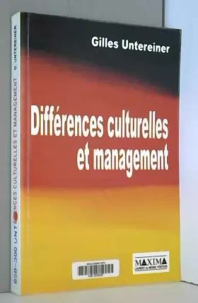 Couverture du produit · Différences culturelles et management