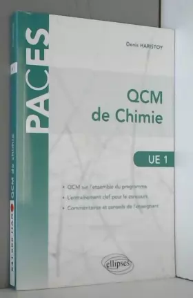 Couverture du produit · QCM de Chimie UE1 PACES