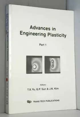 Couverture du produit · Advances in Engineering Plasticity