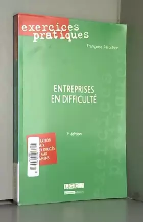 Couverture du produit · Exercices pratiques, Entreprises en difficulté, 7ème édition