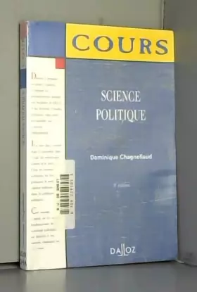 Couverture du produit · Science Politique (3ème édition)