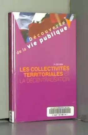 Couverture du produit · Les collectivités territoriales et la décentralisation - 7e édition