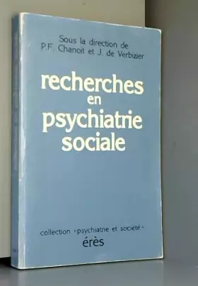 Couverture du produit · Recherches en psychiatrie sociale