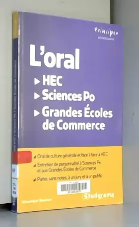 Couverture du produit · L'oral HEC, Sciences Po, Ecoles de commerce