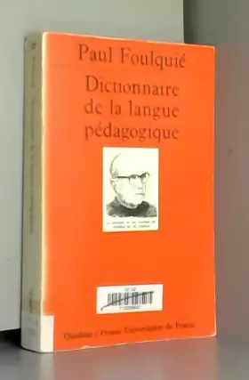 Couverture du produit · Dictionnaire de la langue pédagogique