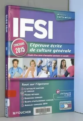 Couverture du produit · IFSI L'épreuve écrite de culture générale - Concours 2015 - N°19