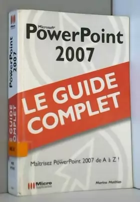 Couverture du produit · PowerPoint 2007