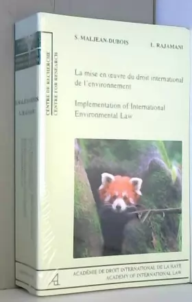 Couverture du produit · La mise en oeuvre du droit international de lenvironnement / Implementation of International Environmental Law