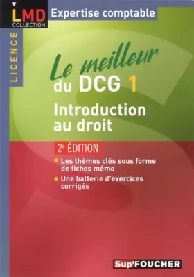 Couverture du produit · Le meilleur du DCG 1 Introduction au droit 2e edition
