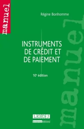 Couverture du produit · Instruments de crédit et de paiement, 10ème édition