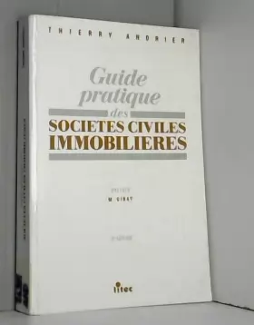 Couverture du produit · Guide pratique des societes civiles immobilieres 3e ed.1997 (ancienne édition)