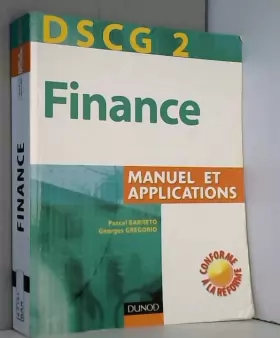 Couverture du produit · Finance DSCG 2 : Manuel et applications