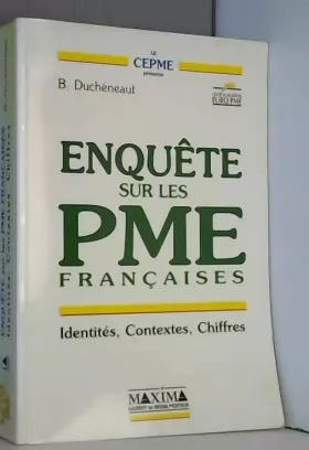 Couverture du produit · Enquête sur les PME françaises : Identités, contextes, chiffres