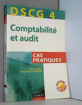 Couverture du produit · DSCG 4 - Comptabilité et audit - Cas pratiques
