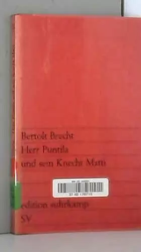 Couverture du produit · Herr Puntila und sein Knecht Matti: Volksstück (edition suhrkamp)