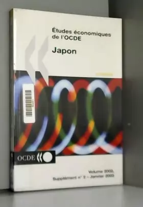Couverture du produit · Etudes économiques de l'OCDE : Japon