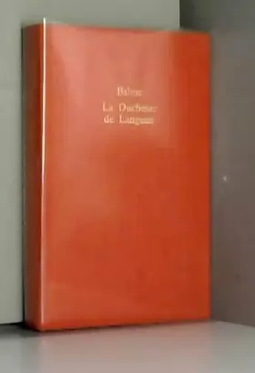 Couverture du produit · La duchesse de Langeais