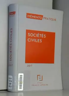 Couverture du produit · Mémento Sociétés civiles 2017