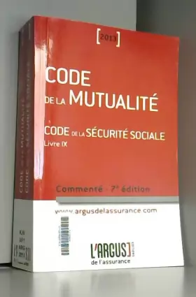 Couverture du produit · Code de la mutualité - Code de la sécurité sociale Livre 9: Commenté