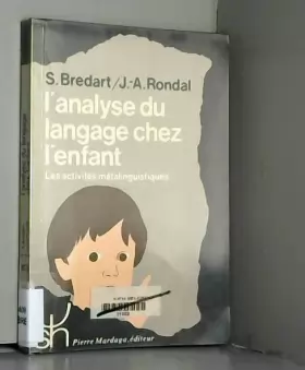 Couverture du produit · Analyse du langage chez l'enfant (l') 103
