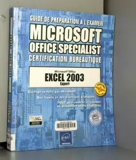 Couverture du produit · Excel 2003 Expert