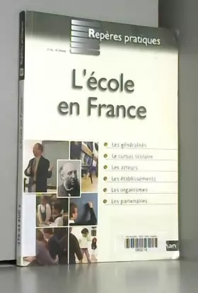 Couverture du produit · L'école en France