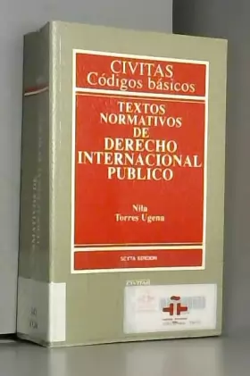 Couverture du produit · Textos normativos de derecho internacional publico