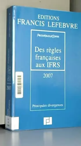 Couverture du produit · Des règles françaises aux IFRS: Principales divergences