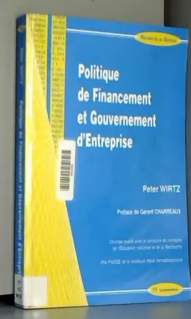 Couverture du produit · Politique de financement et gouvernement d'entreprise