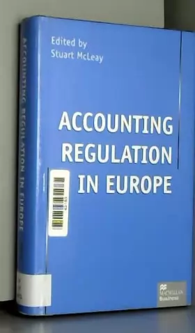 Couverture du produit · Accounting Regulation in Europe