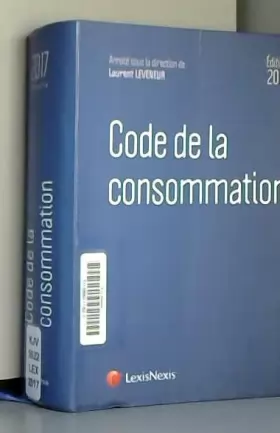 Couverture du produit · Code de la consommation 2017