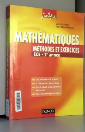 Couverture du produit · Mathématiques Méthodes et Exercices ECE 2e année