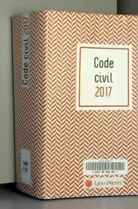 Couverture du produit · Code civil 2017 - Jaquette graphik rouge: Version Ebook incluse.