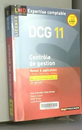 Couverture du produit · DCG 11 - Contrôle de gestion - Manuel et applications - 6e édition