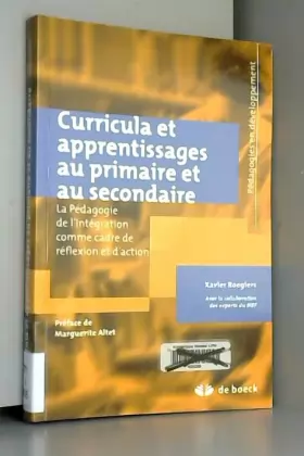 Couverture du produit · Curricula et apprentissages au primaire et au secondaire (2011)