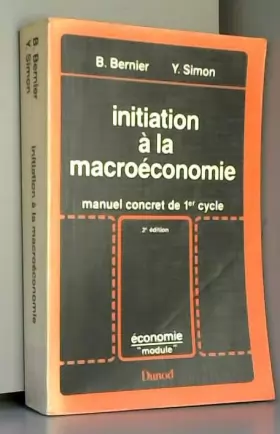 Couverture du produit · Initiation à la macroéconomie