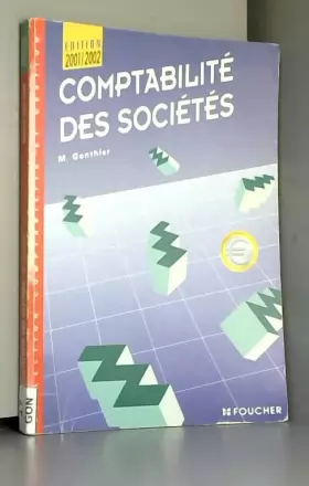 Couverture du produit · Comptabilité des sociétés. Edition 2001-2002