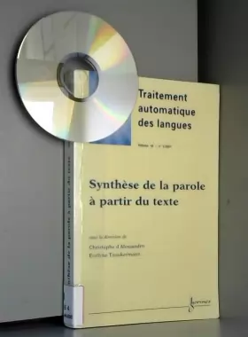 Couverture du produit · TRAITEMENT AUTOMATIQUE DES LANGUES. SYNTHESE DE LA PAROLE
