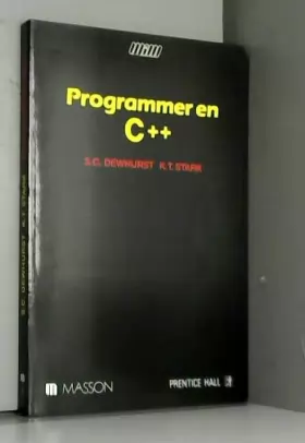 Couverture du produit · Programmer en C++