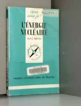 Couverture du produit · L'Énergie nucléaire