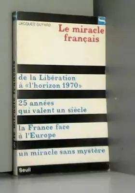 Couverture du produit · Le Miracle français
