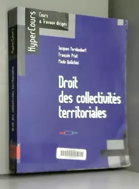 Couverture du produit · Droit des collectivités territoriales - 1ère édition: HyperCours