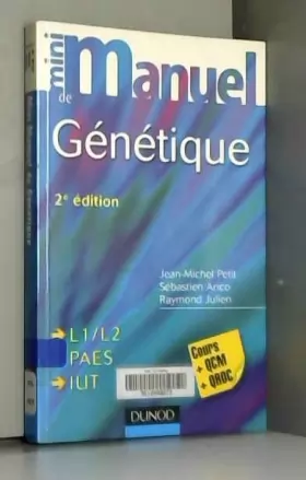 Couverture du produit · Mini Manuel de Génétique - 2ème édition - Cours, exercices, QCM et QROC