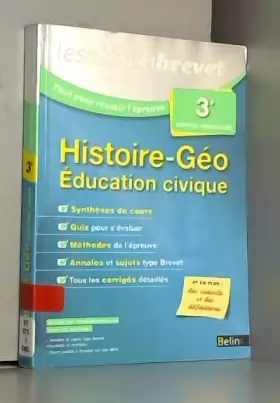 Couverture du produit · Les Clés du Brevet - Tout pour réussir l'épreuve - Histoire Géographie Education civique 3e