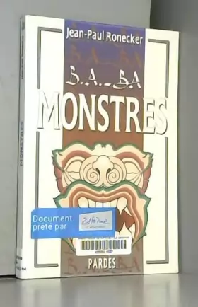 Couverture du produit · B.A.-BA des monstres