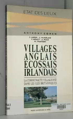 Couverture du produit · Villages anglais, écossais, irlandais : La communauté villageoise dans les îles britanniques