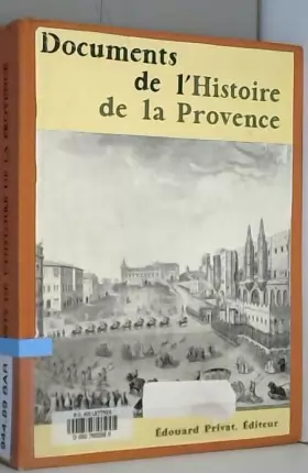 Couverture du produit · Documents De L'histoire De La Provence