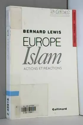 Couverture du produit · Europe islam : Actions et réactions