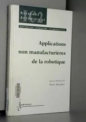 Couverture du produit · Applications non manufacturières de la robotique